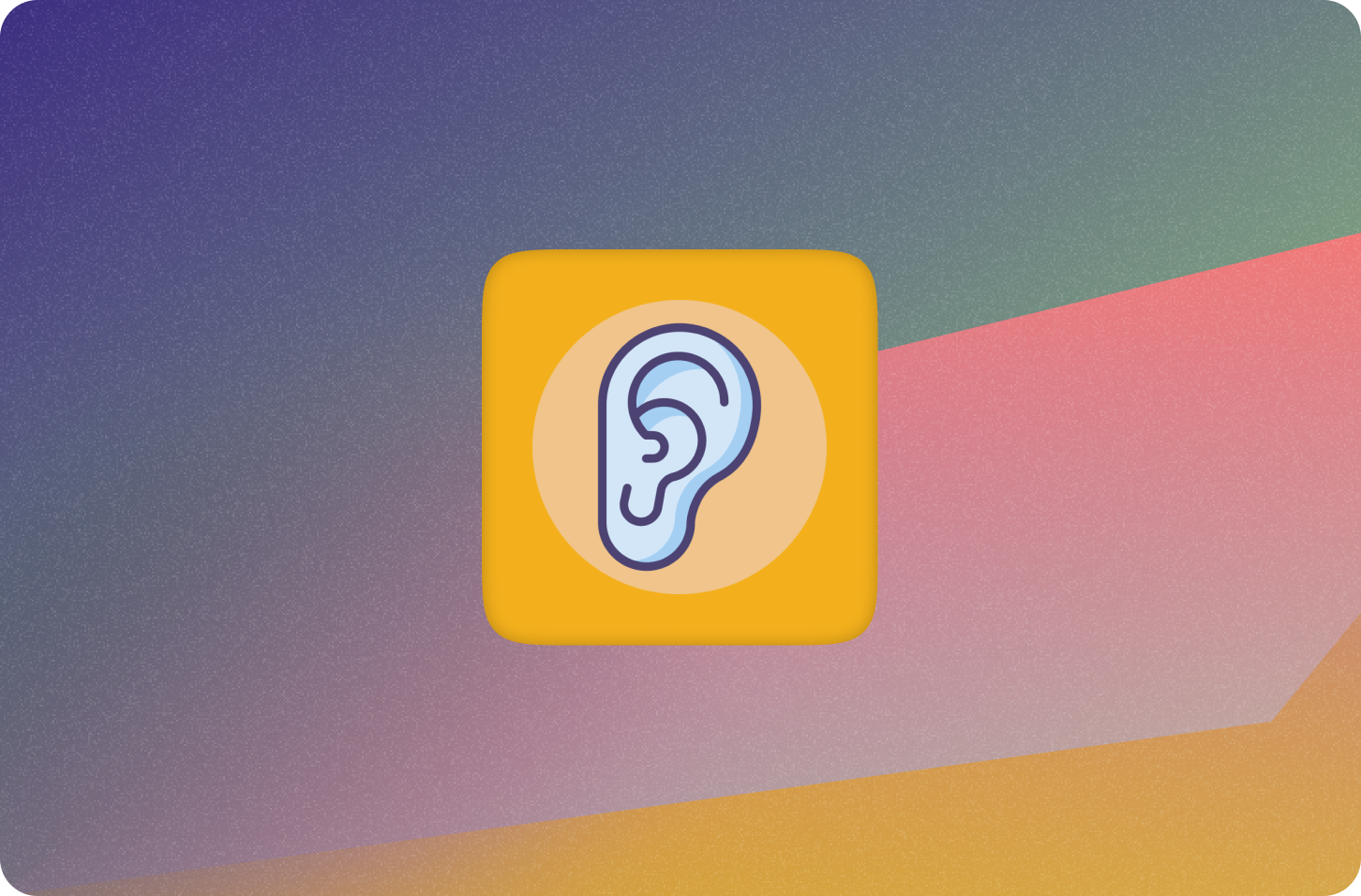 icon of an ear to represent event driven programming