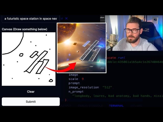 How to Generate AI Images from Scribbles with Next.js