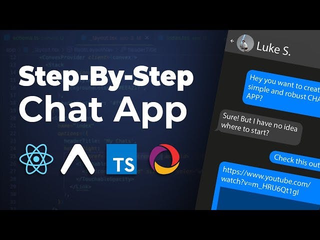 React Native Realtime Chat (Expo, File Upload, Typescript)