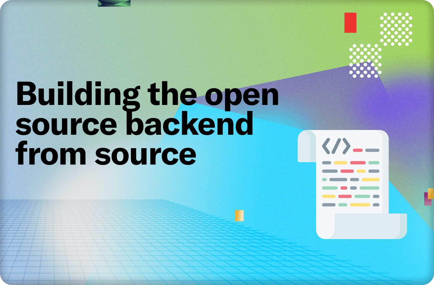 building the open source backend from source