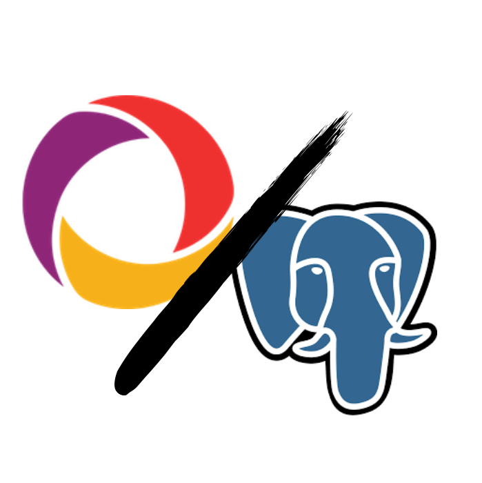 Convex and PostgreSQL logos