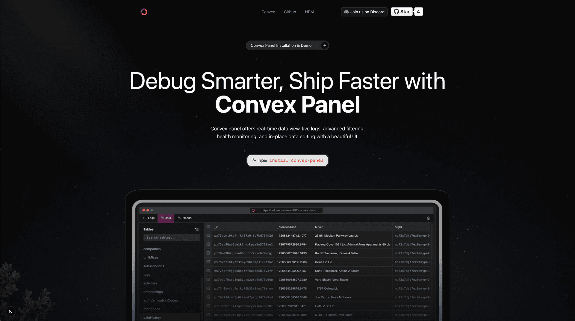 Stack By Convex stack-by-convex
