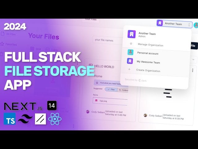 Build a File Storage App with Role Based Authorization (Next.js, Shadcn, Typescript)
